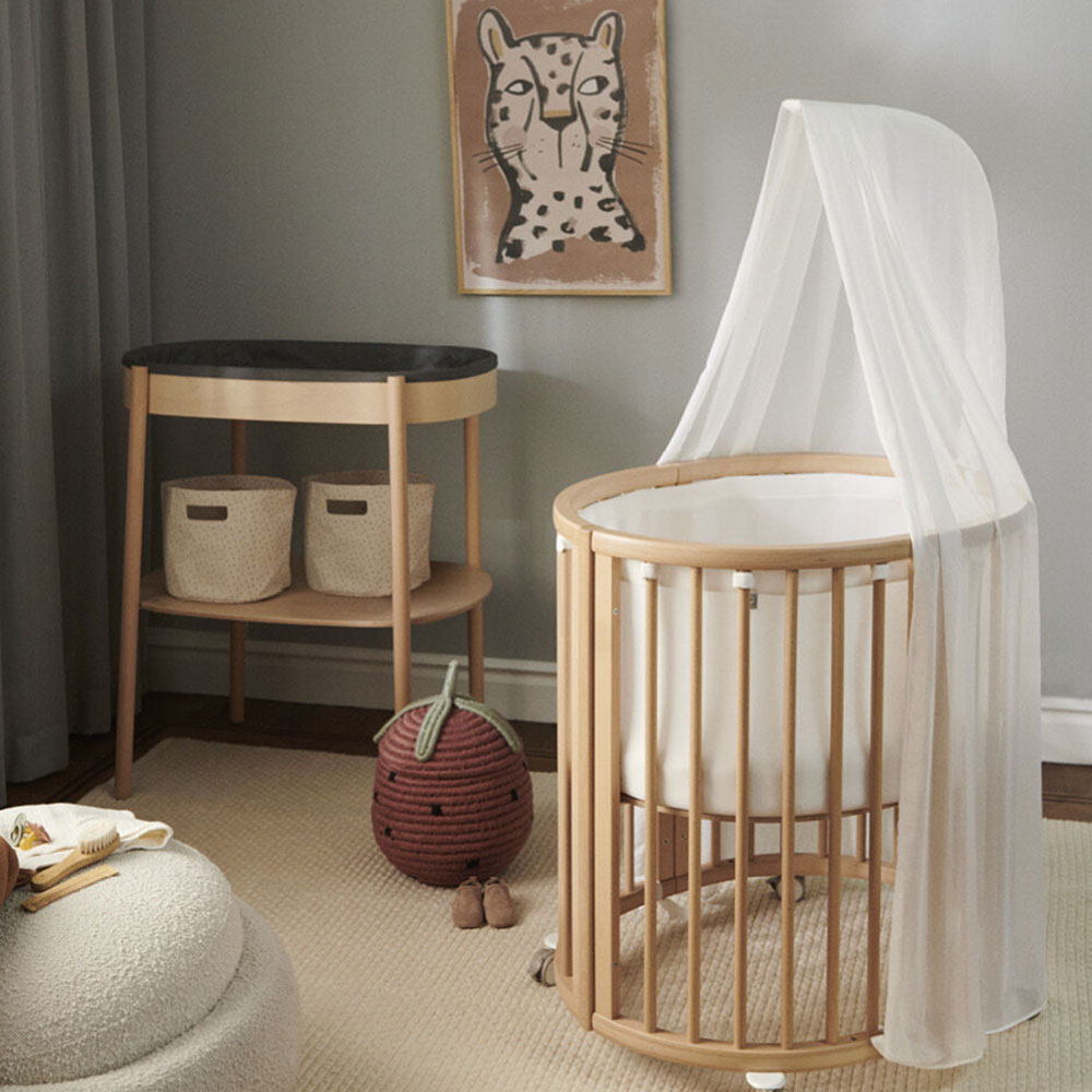 Stokke Sleepi Mini V3 tremmeseng Hazy Grey