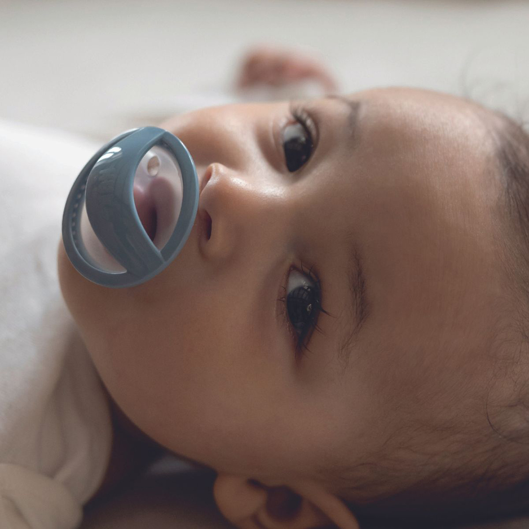 NUK sut Mommyfeel silikone Blandede farver 0-9 m