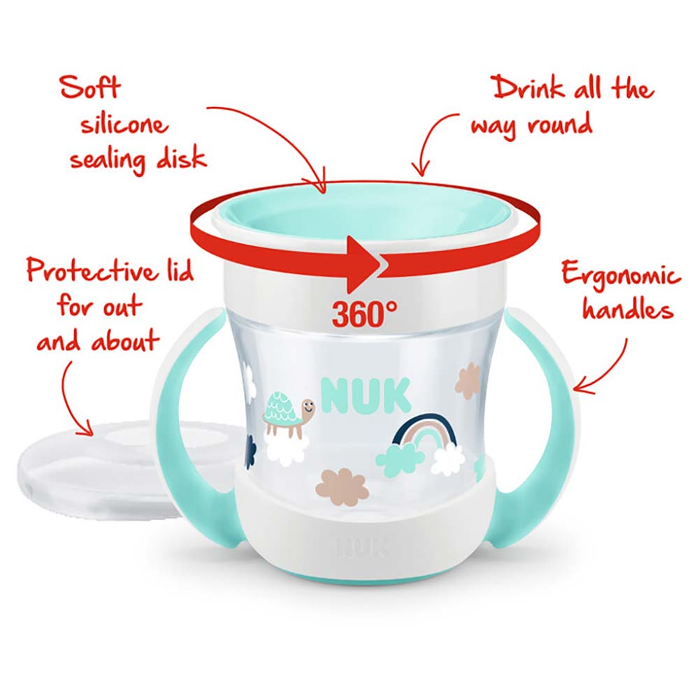 NUK Evolution Magic Mini krus 160 ml Blå
