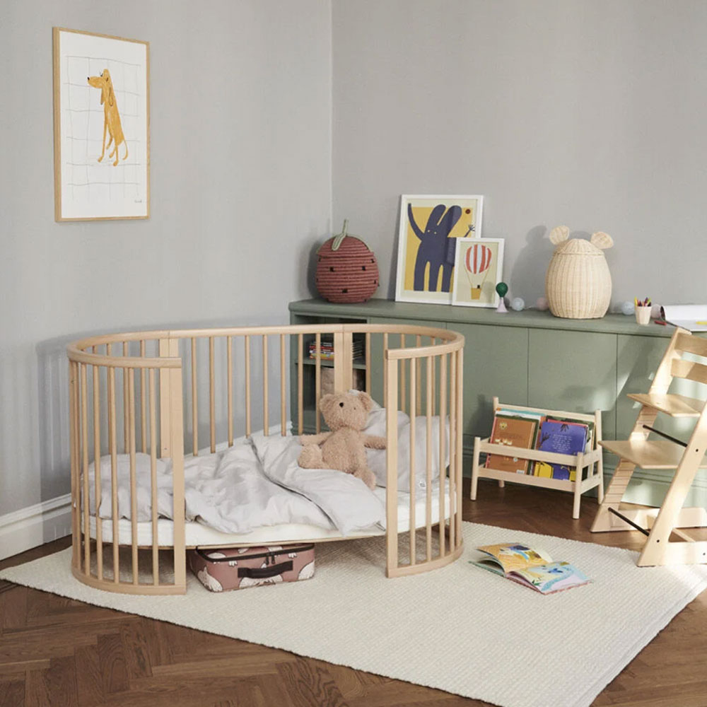 Stokke Sleepi Mini V3 tremmeseng Hazy Grey