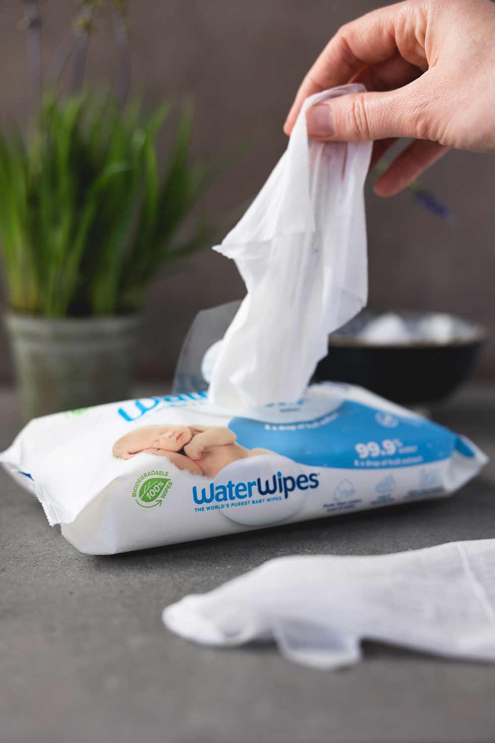 WaterWipes 3x60 stk plastfrie klude