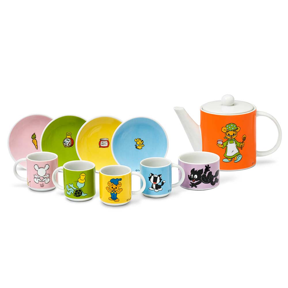 Bamse kaffesæt porcelæn