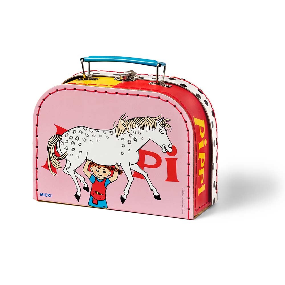 Pippi kuffert pink 20cm