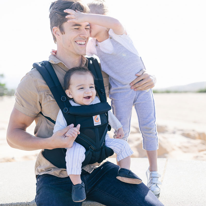 Ergobaby bæresele Omni 360 Cool Air Mesh Grey